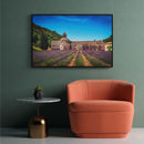 Bloemenveld landschap