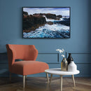 Gebergte zeekust poster