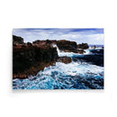 Gebergte zeekust poster