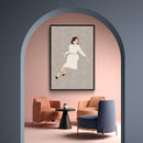 Sitting Woman poster - Walljar