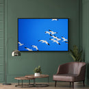 Sneeuwganzen poster - Walljar