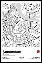 Stadskaart Amsterdam