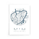 Stadskaart Breda Centrum IV poster