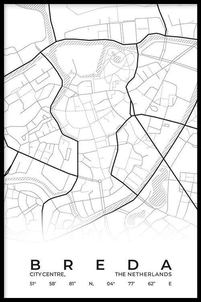 Stadskaart Breda