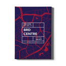 Stadskaart Breda Centrum V canvas