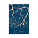 Stadskaart Breda Centrum VI poster