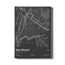 Stadskaart Den Bosch Centrum II canvas