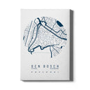 Stadskaart Den Bosch Centrum IV canvas