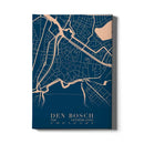 Stadskaart Den Bosch Centrum VI canvas