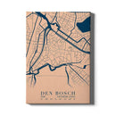 Stadskaart Den Bosch Centrum VI canvas