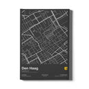 Stadskaart Den Haag Centrum II canvas