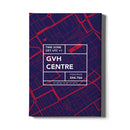 Stadskaart Den Haag Centrum V canvas