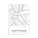 Stadskaart Eindhoven Centrum poster