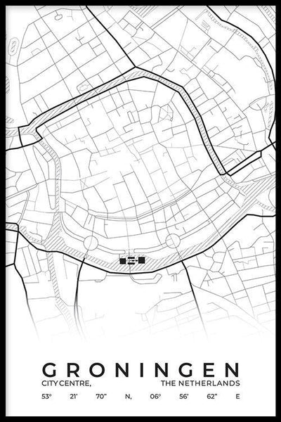 Stadskaart Groningen