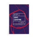 Stadskaart Groningen Centrum V op poster