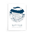 Stadskaart Nijmegen Centrum IV op poster