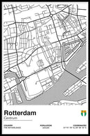 Stadskaart Rotterdam