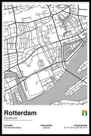 Stadskaart Rotterdam