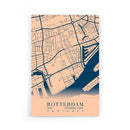 Stadskaart Rotterdam Centrum VI poster