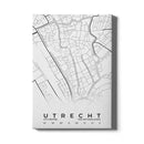 Stadskaart Utrecht Centrum canvas