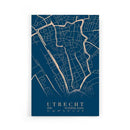 Stadskaart Utrecht Centrum VI poster