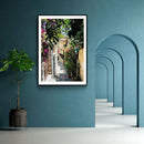 Stairs Of Flowers - Walljar