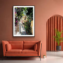 Stairs Of Flowers - Walljar