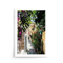 Stairs Of Flowers - Walljar