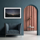 Nacht landschap poster