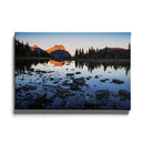 Gebergte bos water poster