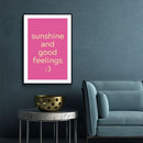 Sunshine & Good Feelings - Walljar