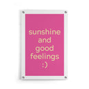 Sunshine & Good Feelings - Walljar
