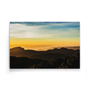 Horizon zonsopgang landschap poster