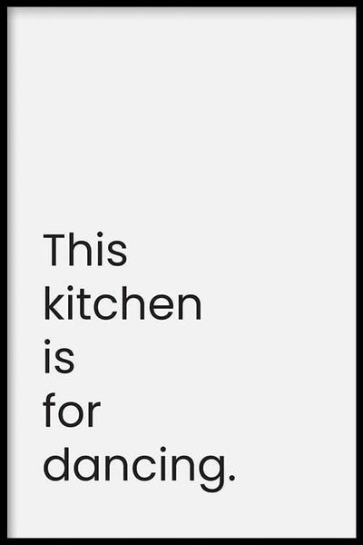 Poster met tekst
