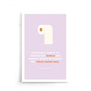 Toilet paper poster