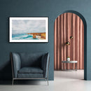 Oceaan kust strand poster