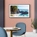 Tropische wanddecoratie