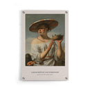 Van Everdingen - Meisje met een brede hoed - Walljar