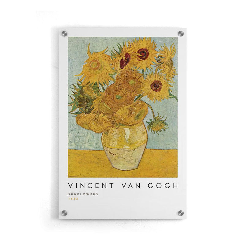 Aesthetic Van Sunflower Yellow Van Gogh Aesthetic Sunflowers Van
