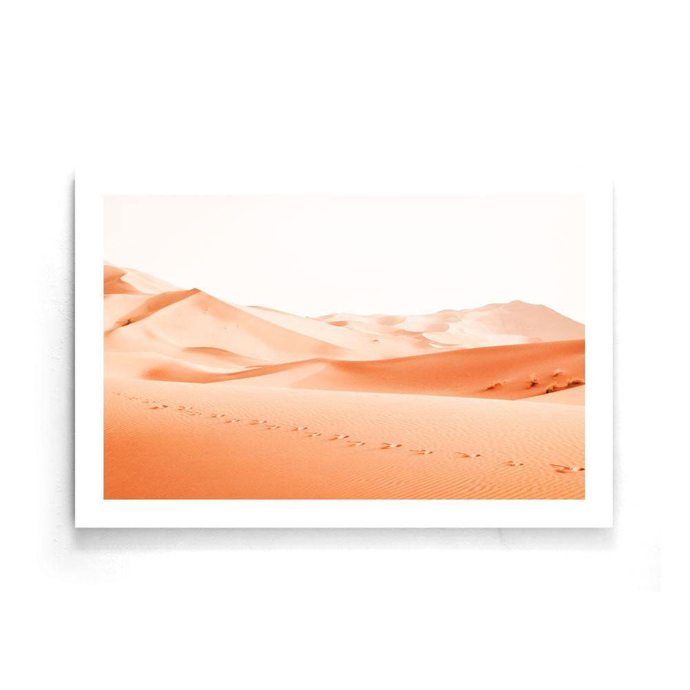 Buy Desert painting of Footsteps In The Desert | walljar.com