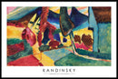 Kandinsky Landscape With Two Poplars poster