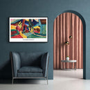 Kandinsky Landscape With Two Poplars poster