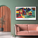 Kandinsky Landscape With Two Poplars poster