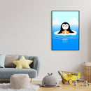 kinder poster water penguin 