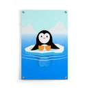 kinder poster water penguin 