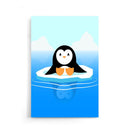 kinder poster water penguin 