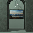 Gebergte meer poster