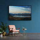 Gebergte meer poster