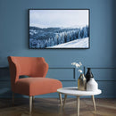 Bos berg sneeuw poster