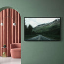 Bos gebergte weg poster